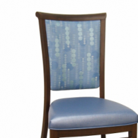 NuGrain finish aluminum dining chairs are durable and beautiful