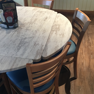 custom drop leaf table, round table, square table, custom laminate table