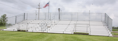 Highway Towable Bleachers Set Up