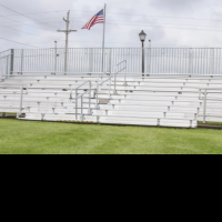 Highway Towable Bleachers Set Up