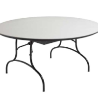 Mity Lite ABS Round Folding Table