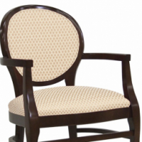 Fully upholstered chairs made in arm side or barstool sets