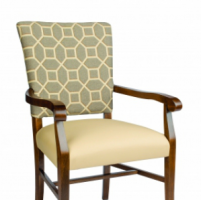 Fully upholstered chairs made in arm side or barstool sets