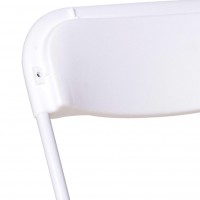 Bright White Poly Fold Chairs, Samsonite folding chairs, poly folding chairs, white wedding chairs