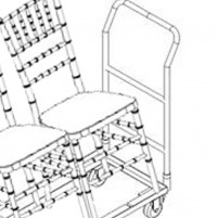 chiavari transport, chiavari storage, transport cart