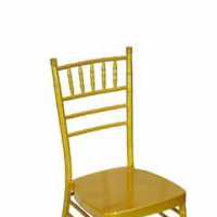 Gold chiavari aluminum chair