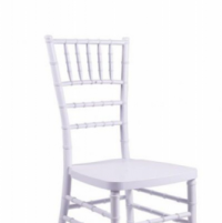 White REsin inner steel core chiavari