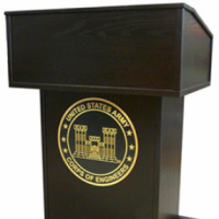 Solid wood Lectern and podiums are handcrafted