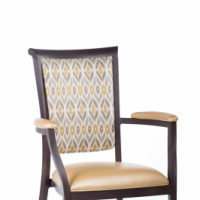 NuGrain finish aluminum dining chairs are durable and beautiful