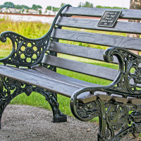 Park Benches provide the perfect spot for guest to relax