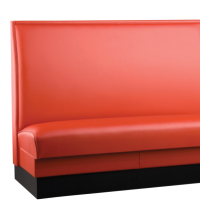 Plain Back Banquette Booth Seating