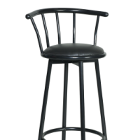 Swivel stool with a padded seat