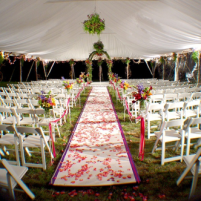White Resin Chair Wedding