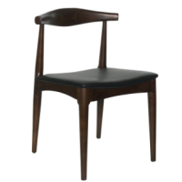Wood Tapered Back Chair