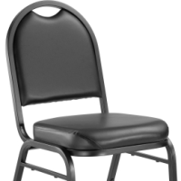 NPS 9210 Black Vinly Black Sandtex Frame Dome Back Stacker