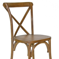Rustic Wood Crossback Chair