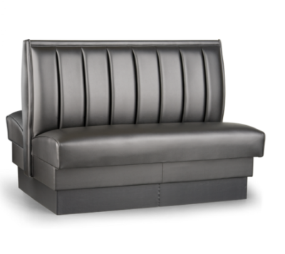 Upholstered 6 Channel Double Booth